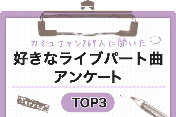 刀ミュファン267人に聞いた 好きなライブパート曲 Top3