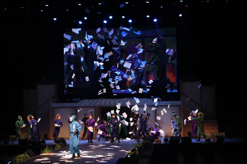 ミュージカル「忍たま乱太郎」第13弾 忍術学園 学園祭 2023開幕　四・五・六年生が勢ぞろい イメージ画像